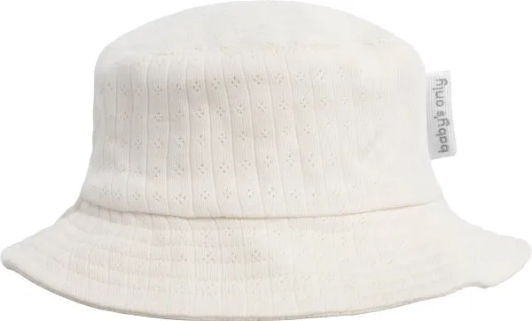 Baby's Only Zonnehoedje Dream - Vissershoedje voor jongens en meisjes - Baby bucket hat gemaakt van 100% ecologisch katoen - Cream
