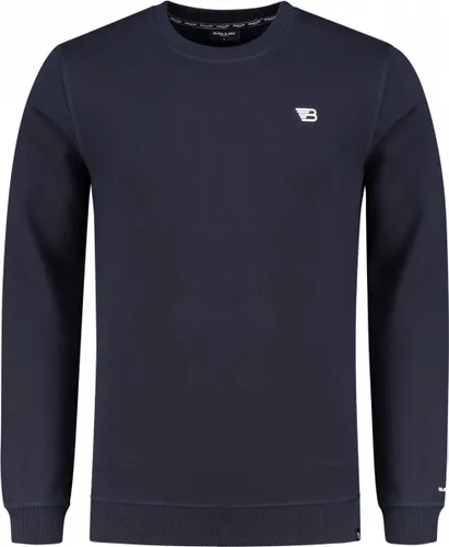 Ballin Amsterdam - Heren Regular fit Sweaters Crewneck LS - Dark Blue