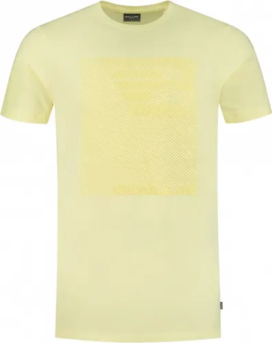 Ballin Amsterdam - Heren Slim fit T-shirts Crewneck SS - Yellow