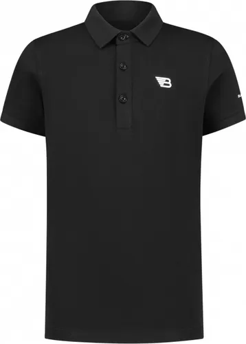Ballin Amsterdam - Jongens Slim fit T-shirts Polo SS - Black