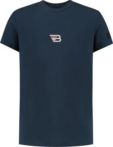Ballin Amsterdam T-shirt with front and backprint Jongens T-shirt - Navy