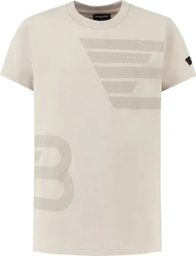 Ballin Amsterdam T-shirt with frontprint Jongens T-shirt - Sand