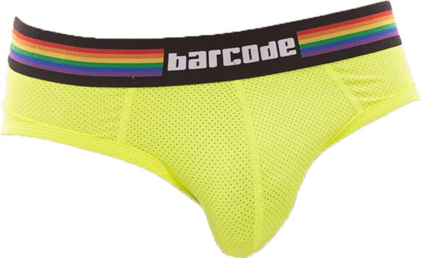 Barcode Berlin Pride Brief Neongreen