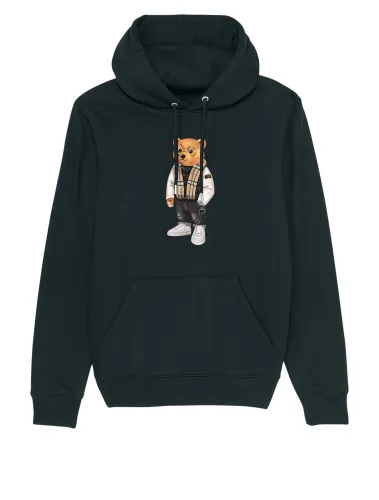 Baron Filou Organic Hoodie Filou Black Filou XXXII Sweaters-hoodies