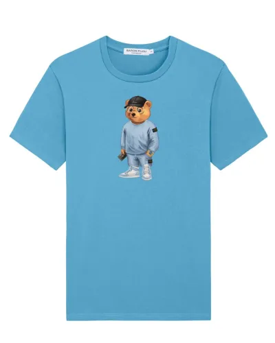 Baron Filou Organic T-Shirt The Cloud Chaser Filou LXI Soft Ocean T-shirts-polos