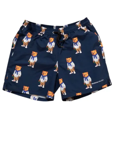 Baron Filou Swim Shorts Filou X Navy Blue Broeken-shorts
