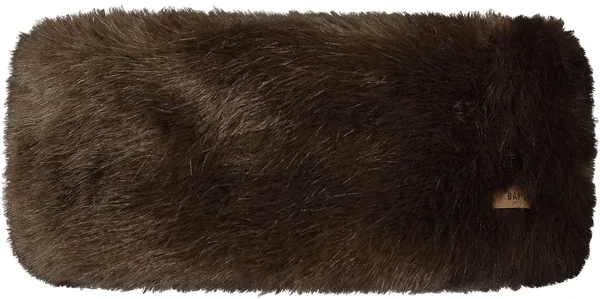 Barts Fur Headband Hoofdband Unisex - Donkerbruin - One
