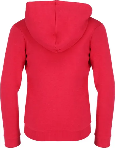 Basic Hooded Full Zip Sweater Meisjes - Warm Pink