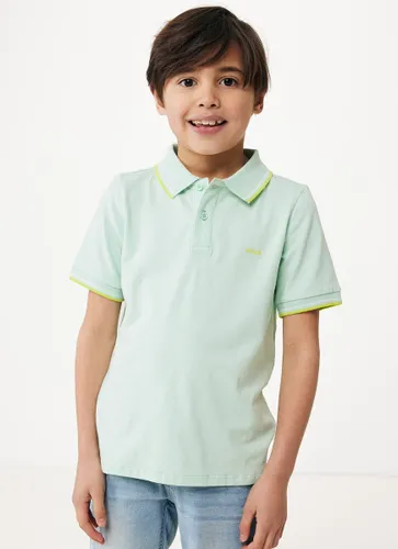 Basic Polo With Tipping Jongens - Pastel Green