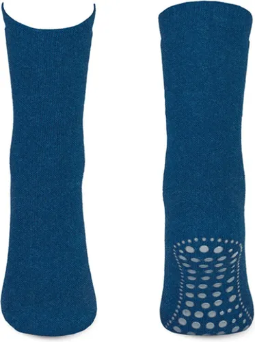 Basset Antislip sokken met ABS noppen 1 paar - 38 - Blauw