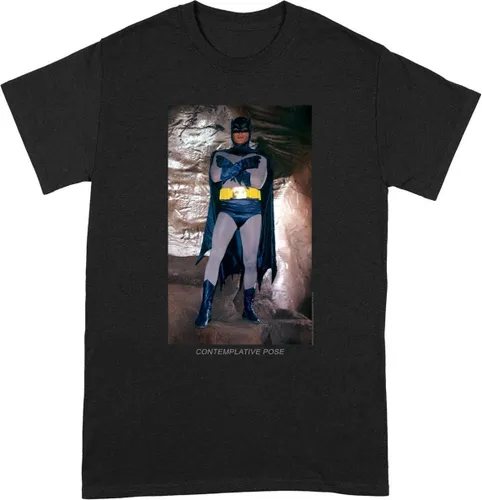 Batman Contemplative Pose T-Shirt Zwart