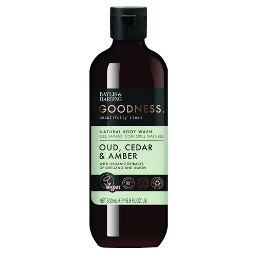 Baylis&Harding - Goodness Oud, Cedar&Amber Body Wash 500 ml