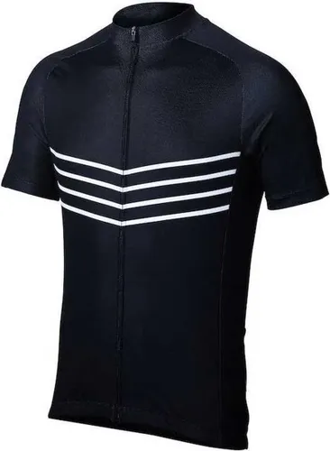 BBB Cycling ComfortFit Fietsshirt Heren - Wielrenshirt met Korte Mouwen - Comfortabel en Sneldrogend Wielershirt - Zwart