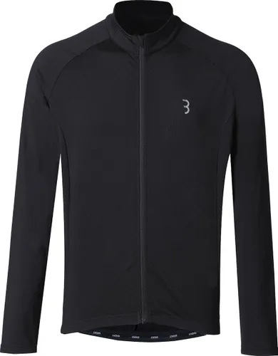 BBB Cycling Transition Fietsshirt Heren en Dames - Wielershirt met Lange Mouwen - 10-15 °C - Zwart
