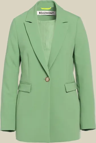 Beaumont Abby Classic Blazer Match Green - Blazer Voor Dames - Groen - 36