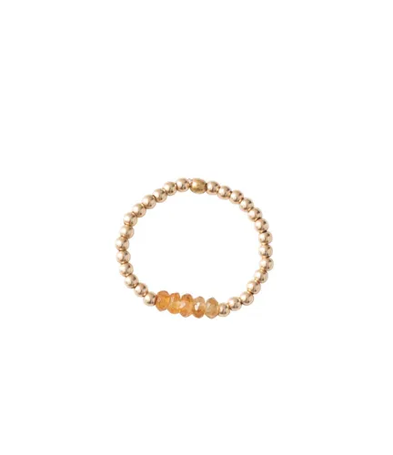 Beauty Citrine Gold Filled Ring M/L