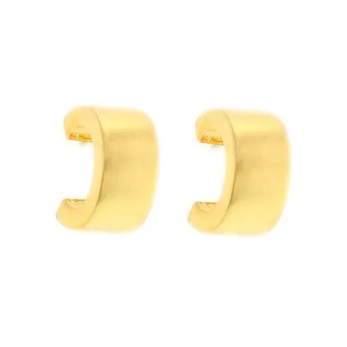 Behave Dames oorknoppen goud-kleur 1 cm