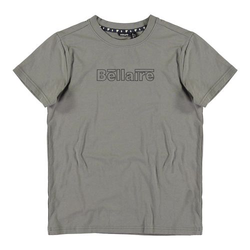 Bellaire jongens shirt BNOOS-4400 groen-grijs