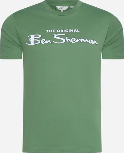 Ben Sherman Signature logo tee - rich fern