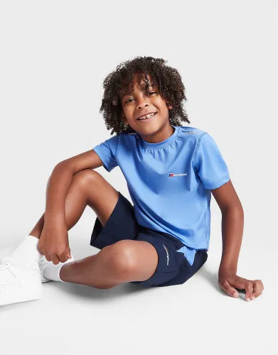 Berghaus Tech T-Shirt/Shorts Set Children, Blue