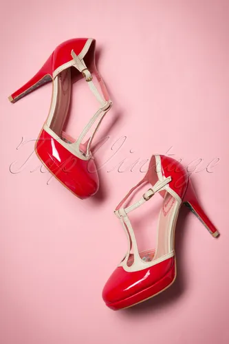Betty Pumps in rood