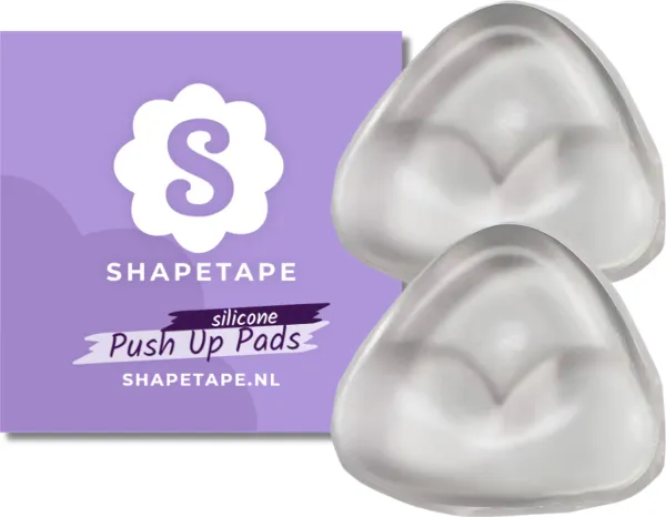 Bh vulling - Siliconen Push up pads - Transparant - Shapetape - 2 stuks - Herbruikbare Bh pads - strapless bh push up - plakbeha's - Bikini push up pa...