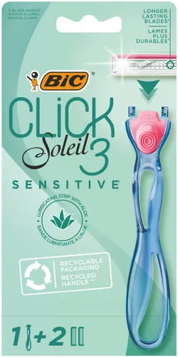 BIC Click 3 Soleil Sensitive scheerapparaat