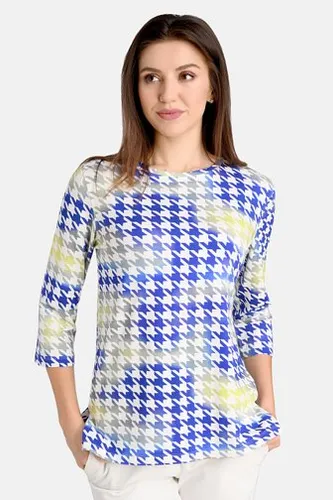 Bicalla T-shirt met pied-de-poule patroon