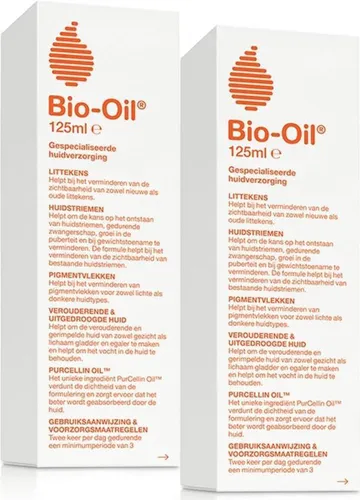 Bio Oil Specialistische Huidolie - 2 x 125 ml - Body Oil - Voordeelverpakking