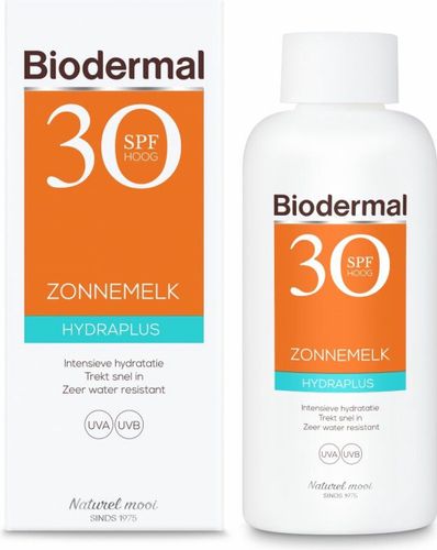 Biodermal Zonnebrand - Hydraplus - Zonnemelk - SPF 30 - 200ml