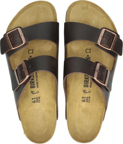 Birkenstock ARIZONA NU OILED HABANA - Volwassenen Heren slippers - Kleur: Bruin