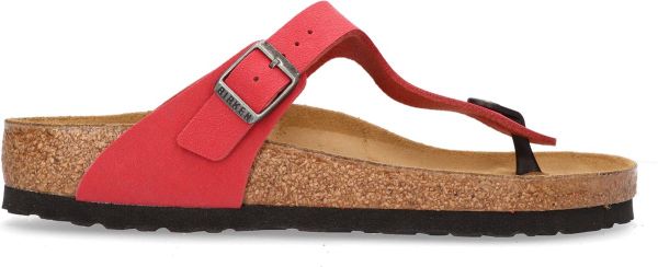 Birkenstock Gizeh Dames Slippers Scarlet Red Regular-fit |  Rood | Imitatieleer |
