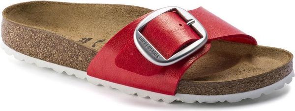 Birkenstock Madrid Graceful Dames Slippers Small fit - Rood