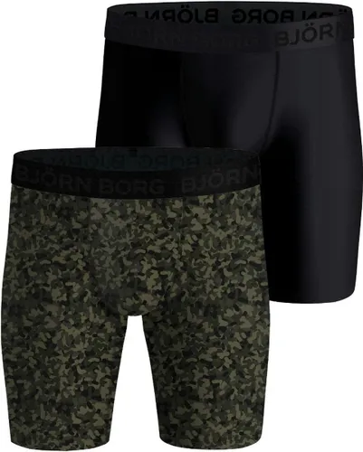 Bjorn Borg 2-Pack heren boxershorts - Performance Camouflage - XL - Zwart