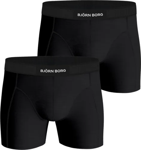Bjorn Borg - Boxers Solid Black 2 Pack - Heren