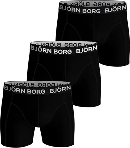Björn Borg Boxershort Essential - Onderbroeken - Boxer - 3 stuks - Heren - Maat XL - Zwart