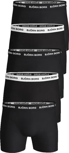 Björn Borg boxershorts Essential (5-pack) - heren boxers normale lengte - zwart