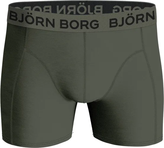 Björn Borg Cotton Stretch boxers - heren boxers normale lengte (1-pack) - groen
