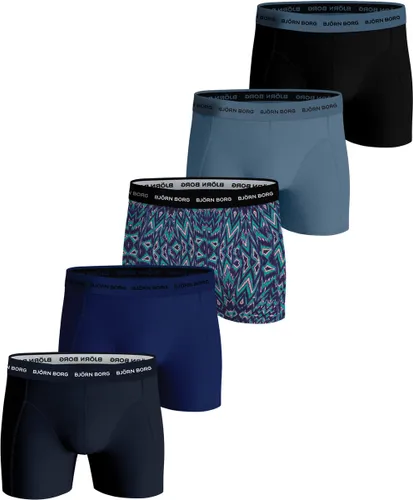 Björn Borg Cotton Stretch boxers - heren boxers normale lengte (5-pack) - multicolor