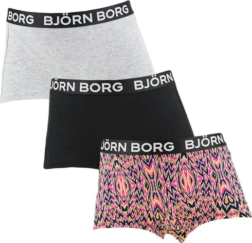 Björn Borg meisjes cotton stretch 3P mini boxershorts reflection multi - 134/140