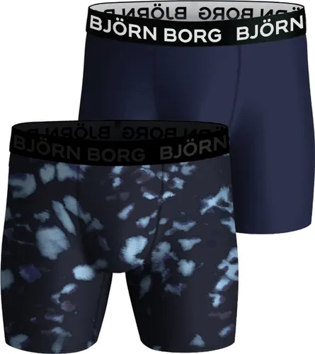 Björn Borg Performance boxers - microfiber heren boxers lange pijpen (2-pack) - multicolor