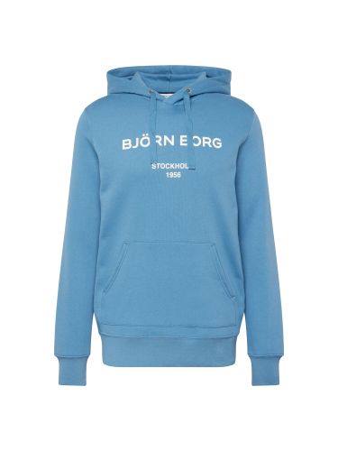 BJÖRN BORG Sportsweatshirt  hemelsblauw / wit