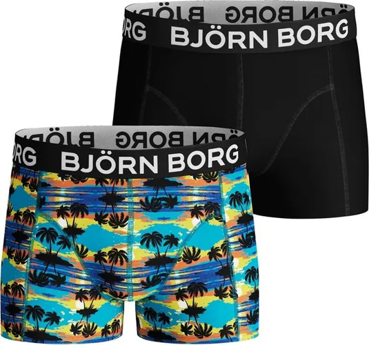Bjorn Borg Sunset jongens boxershorts - 2pack - zwart / multi