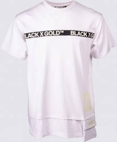 Black And Gold T-shirt wit met glow in te dark