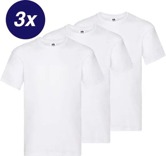 Blanco T-shirts - witte shirts - ronde hals