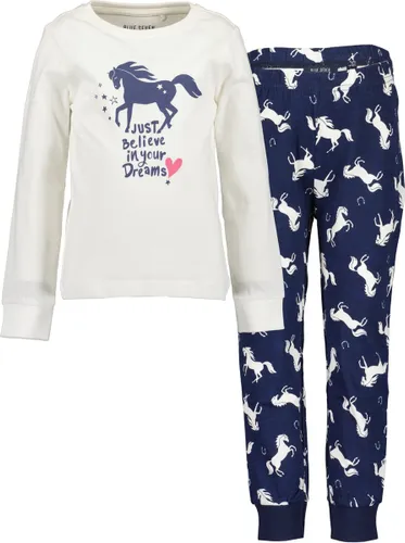 Blue Seven KIDS GIRLS BASICS Meisjes Pyjamaset - wit