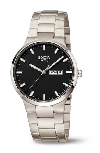 Boccia Titanium 3649.03 Heren Horloge 39 mm