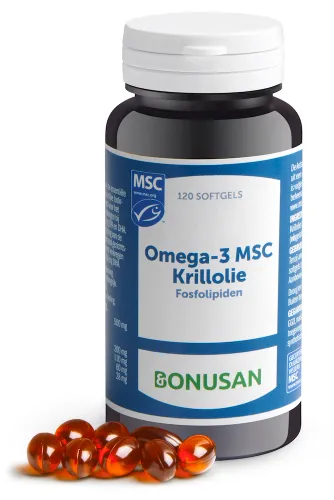 Bonusan Omega-3 MSC Krillolie Softgels