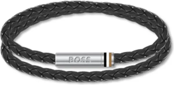 BOSS HBJ1580489M ARES Heren Armband - Gevlochten armband