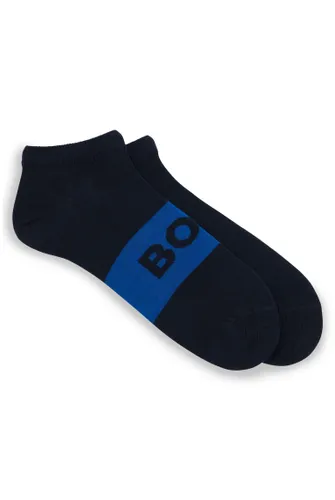 BOSS Heren 2P AS Logo CC enkellange sokken van